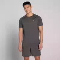 Mp Mens Training Short Sleeve T Shirt Dark Grey Xxxl