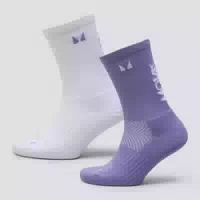 Mp Move Club Laufsocken 2er Pack Staubiges Traubenviolett Uk 12 14