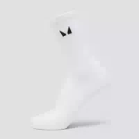 Mp Unisex Crew Socks 1 Pack White Uk 9 11