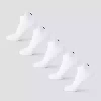Mp Unisex Sneaker Socken 5er Pack Weiß Uk 12 14