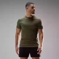 Mp Velocity Ultra Seamless T Shirt für Herren Dusty Olive Xxl