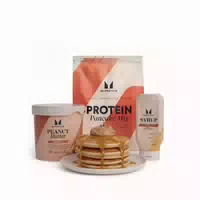 Pancake Bundle Butterscotch Peanut Butter, Smooth Golden Syrup