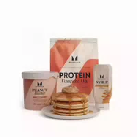 Pancake Bundle Maple Peanut Butter, Smooth Golden Syrup