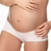 Mysanity Schwangerschafts und Postpartum Unterhose Coulotte, Weiß