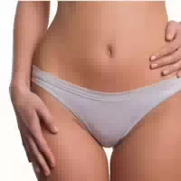 Mysanity Umstands und Postpartum Slip mit Silberfaser, Grau