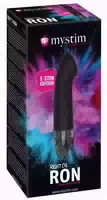 Mystim Right On Ron Estim Vibrator Black