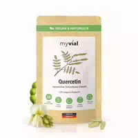 Myvial Quercetin Kapseln 400 mg 120 st mit 95% Quercetin aus Sophora Japonica Vegan
