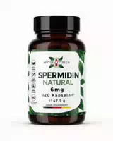Spermidin Natural | 6mg Natürliches Spermidin Tagesdosis | 120 Kapseln | Laborgeprüft