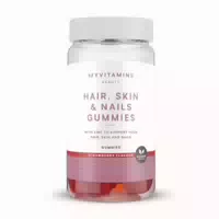 Haare, Haut und Nägel Fruchtgummis 60 Gummies 30portionen Sugar Free Strawberry