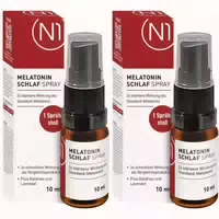 N1 Melatonin Einschlaf Spray – 3x Schneller als Vergleichsprodukte, Verkürzt die Einschlafzeit, Melatonin Spray, Melatonin Schlafspray