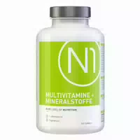 N1 Multivitamin A–z – Vitamine & Mineralstoffe Jahresvorrat Zur Täglichen Versorgung, Unterstützt Immunsystem, Energie & Reduziert Müdigkeit, Multivitamine