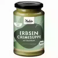 Erbsen Cremesuppe Mit Basilikum