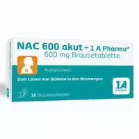 Nac Ratiopharm Akut 600 mg Hustenlöser Zitronengeschmack 10 st