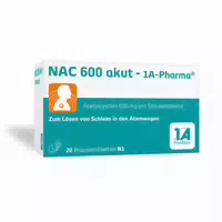 Nac 200 Akut 1 A Pharma 20 st Brausetabletten