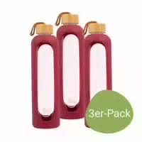For You Nachhaltige Trinkflasche Dreierpack
