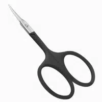 Nagelhautschere Edelstahl Nagelhaut Augenbrauen Wimpern Schw 1 st