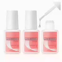 Nagelkleber 3 Flaschen Kunstnägel Tips Presson Naturnägel 3p 1 st