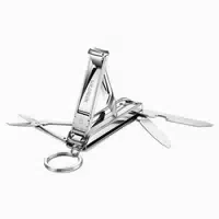 Nagelknipser Multitool 6 in 1 Edelstahl Schlüsselanhänger Mä 1 st