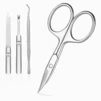Nagelschere Nagelhautzange Edelstahl Linkshänder 4 Teiliges 1 st