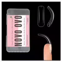 Nagelspitzen Acrylnagel Square Claw Trasnparent Long in Smal 1 st