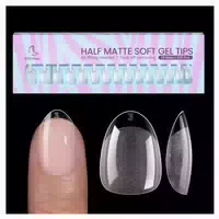 Nagelspitzen Kurz Halbmatt 0 05 ml 20er Pack Halbmatt Kurz 1 st