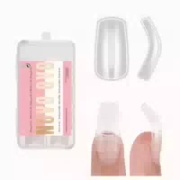 Nagelspitzen Hawk Curved Acryl Short Hawk Curve in Small Box 1 st