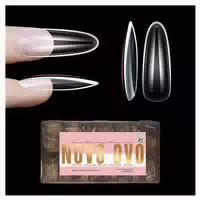 Nagelspitzen Oval Ballerina Gebogen l Natural Thick Oval Nai 1 st