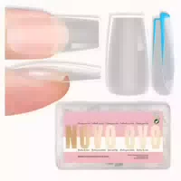 Nagelspitzen Quadratisch Medium Square Clear Extra Thick 224 1 st