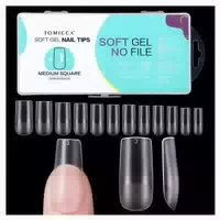 Nagelspitzen Square Fullcover Gel Acrylnägel 240 7 Mittel Qu 1 st