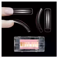 Nagelspitzen Xxl Half Cover Curved Square Nail Tips 240_eu 1 st