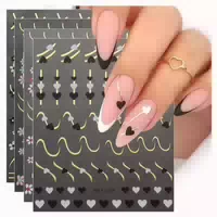 Nagelsticker Blumen 9 Blatt Selbstklebend Nageldesign 1 st