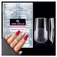 Nageltips 216 Stück 12 Größen Soft Gel Medium Full Cover Qua 1 st