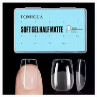 Nageltips Ballerina Coffin Nägel Gel 510 Stück 15 Ultra Kurz 1 st