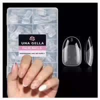 Nageltips Kurze Ovale 216 Stück 12 Größen Softgel Acryl Kurz 1 st