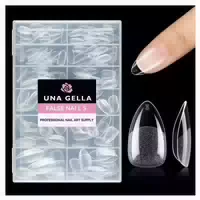 Nageltips 216 Stück 12 Größen Mandel Gelnägel Acryl Medium m 1 st