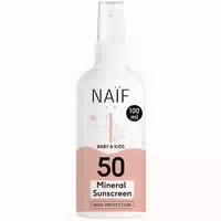 Naïf Mineral Sunscreen Spray Baby & Kids Spf50 Wasserfestes Sonne
