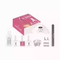 Nailtime, 21 Days Starter Set 2 = D Led Light 21 Base 21 Top 21 Nail Polish 12 G Buff P File D Exp Remov D Remov Pads Manic Stäb