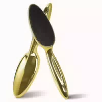 Nano Glas Hornhautentferner für Nasse Trockene Füße Gold 1 st