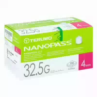 Terumo Nanopass 32,5 Pen Kanüle 0,22x4 m 100 st