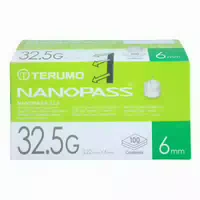 Nanopass 32,5 Pen Kanülen 32,5 g 0,22x6 mm
