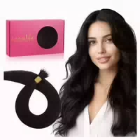 Nanoring Extensions Echthaar 35cm 100s 2 Nano#2 Dunkel Braun 1 st