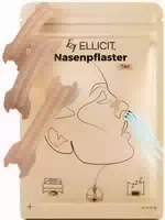 Ellicit Nasenpflaster Tan, Universalgröße 30 St