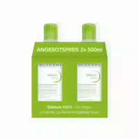 Bioderma Sebium H2o Mizellenreinigungswasser Doppelpack 2x500 Ml Lösung
