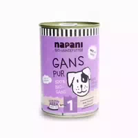 Bio Dosenfutter Für Hunde, Gans Pur 400 G