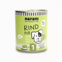 Bio Dosenfutter Für Hunde, Rind Pur 800 G