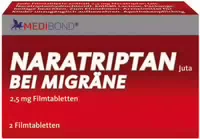 Naratriptan Medibond bei Migräne 2,5 mg 2 Filmtabletten