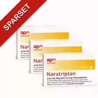 Naratriptan Ratiopharm Bei Migräne 2,5mg 2 St Filmtabletten