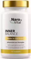 Narovital Inner Balance 120 Kapseln Johanniskraut Komplex Hochdosiert mit Passionsblume, Baldrian