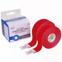 Nasara Kinesio Tape | 2,5cm X 5m 2 Rollen 2 st