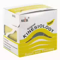 Nasara Kinesio Tape 5 Cmx5 M Gelb Inkl Spenderbox